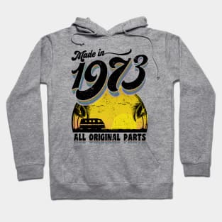 Made in 1973 All Original Parts Hoodie